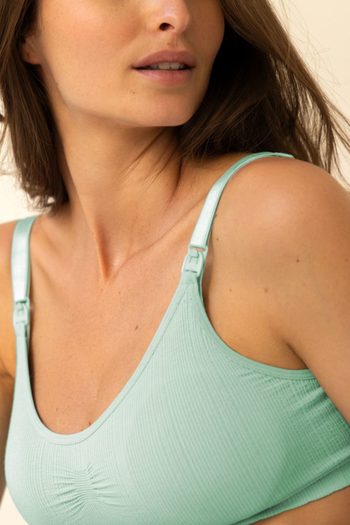Brassière de maternité ZOE Vert d'Eau (existe également en coloris Terracotta) de Cache Coeur