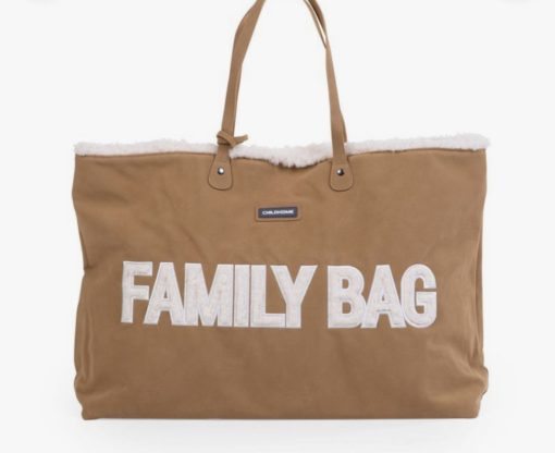 Sac a langer Family Bag daim beige