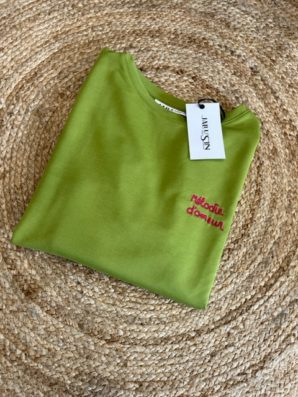 T shirt MELODIE DAMOUR vert