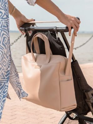 Soldes 193 Sac à langer DORA Rose Poudré (existe en Bleu ou Camel) de Primanata