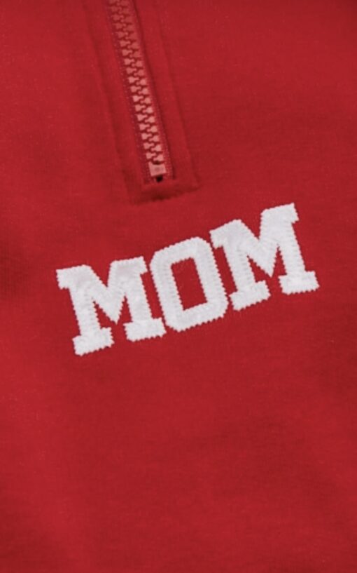 Sweat MOM RED col montant 2