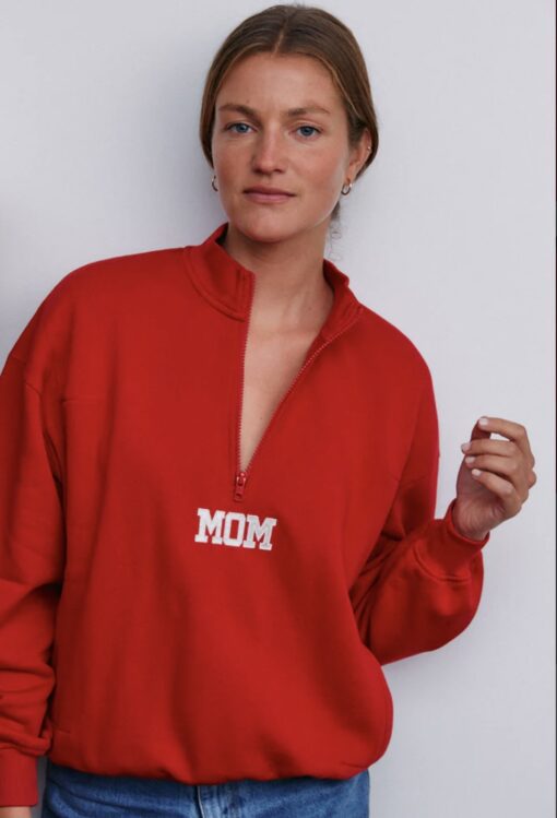 Sweat MOM RED col montant 7