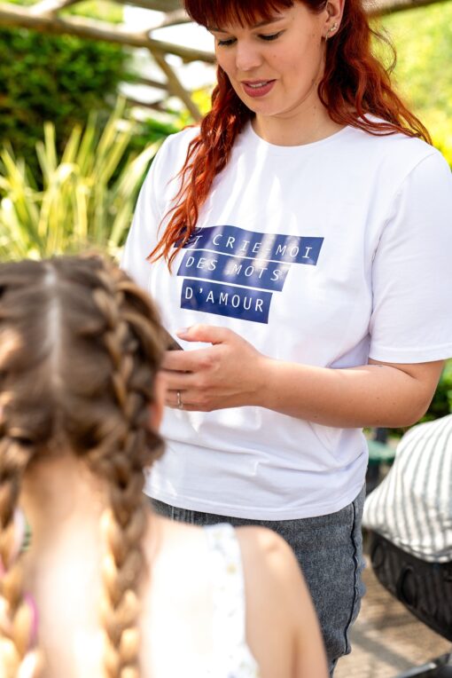 T-shirt allaitement ET CRIE-MOI DES MOTS D'AMOUR de la marque JALLU'S'IN – Image 5