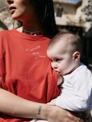 T-shirt allaitement LE MEILLEUR POUR LA FAIM de Tajinebanane