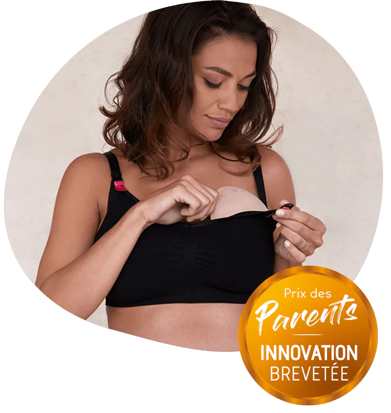 Cache Coeur : lingerie grossesse et allaitement, vêtements maternité et Bolas 2 coussinet allaitement innovation curve cache coeur