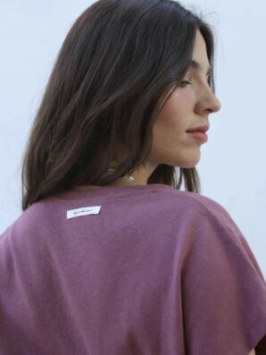T-shirt allaitement LIN'DECLASSABLE Açai de Tajinebanane