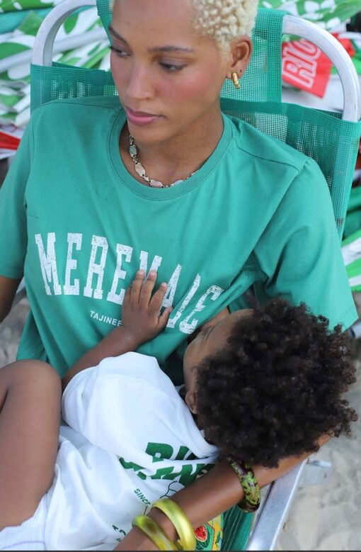 T-shirt allaitement MEREMADE Verde de Tajinebanane – Image 2