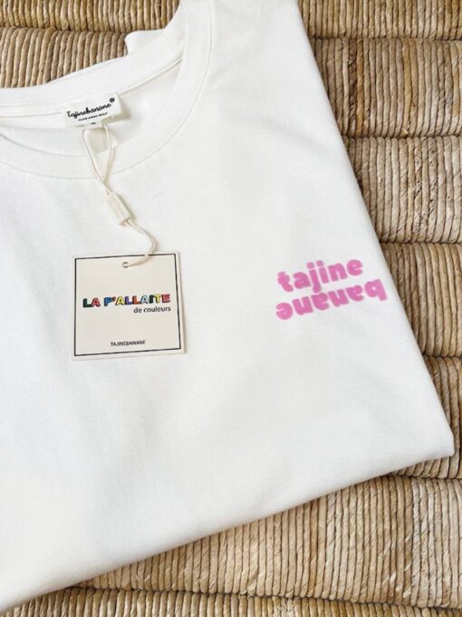 T-shirt allaitement P'ALLAITE White Off de Tajinebanane – Image 2