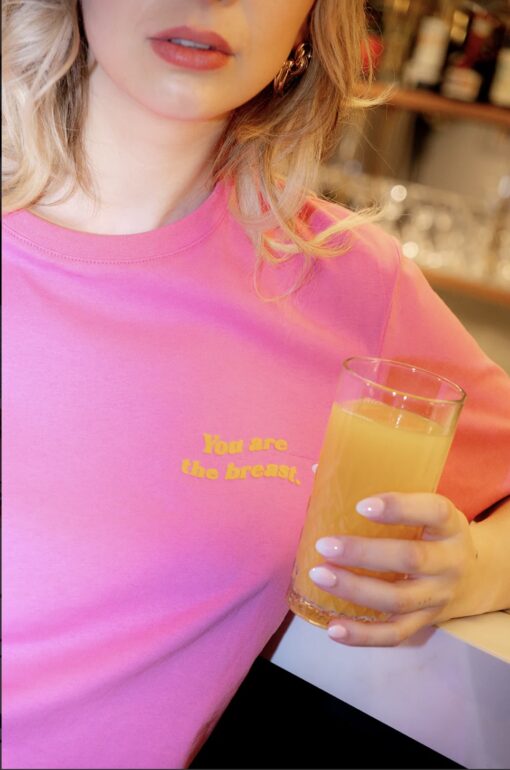 T-shirt allaitement YOU ARE THE BREAST de Tajinebanane
