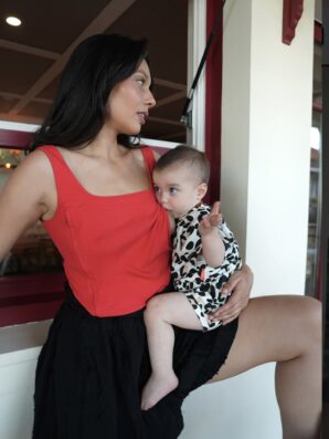 Top d'allaitement MOM Red (existe en de nombreux coloris) de Tajinebanane