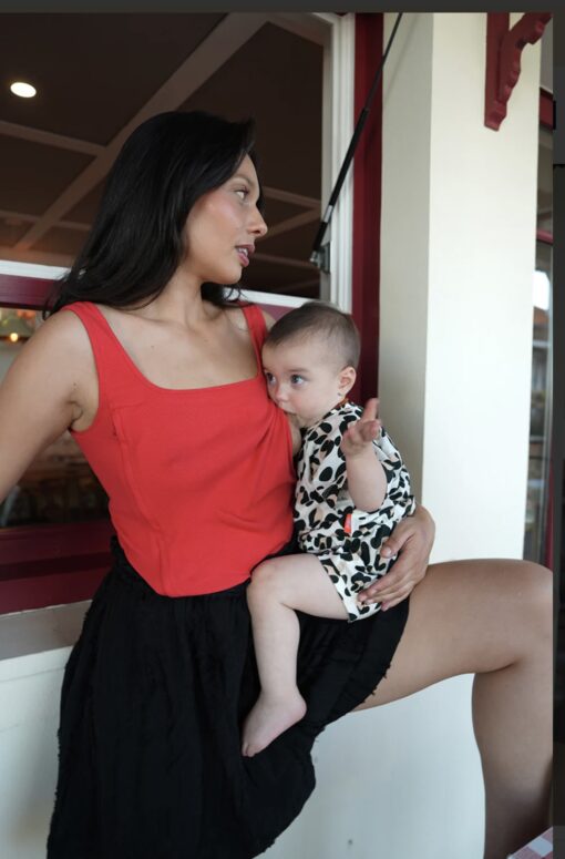Top d'allaitement MOM Red (existe en de nombreux coloris) de Tajinebanane