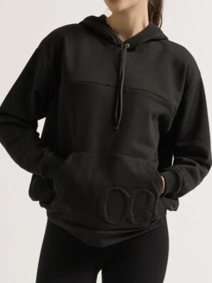 Hoodie Grossesse/Allaitement BOSTON noir de Cache Coeur (existe en 2 coloris)