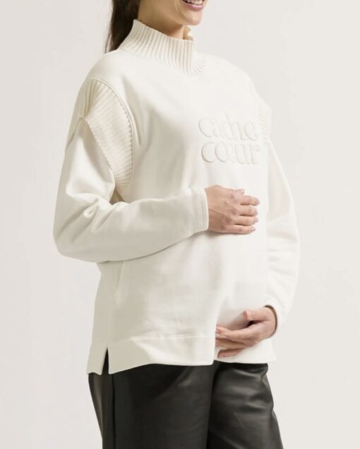 Sweat/Pull Grossesse/Allaitement HARPER de Cache Coeur – Image 3