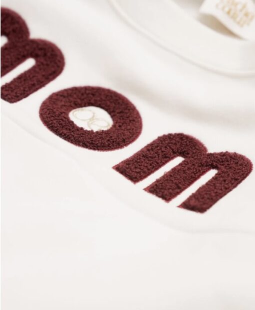 Sweat Grossesse/Allaitement MOM ivoire de Cache Coeur (existe en 2 coloris) – Image 4