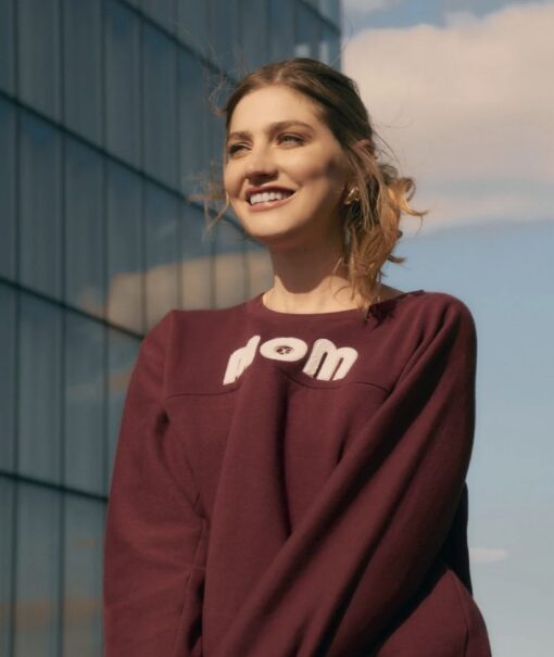 Sweat Grossesse/Allaitement MOM ivoire de Cache Coeur (existe en 2 coloris) – Image 9