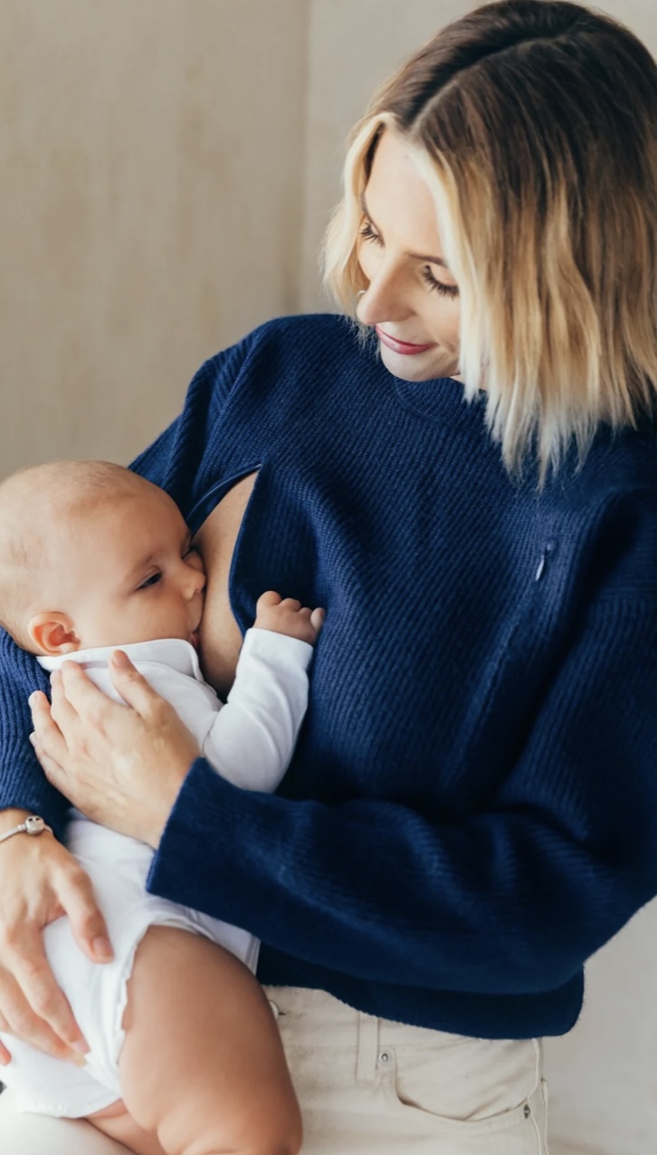 Pull allaitement ASSIA marine 4