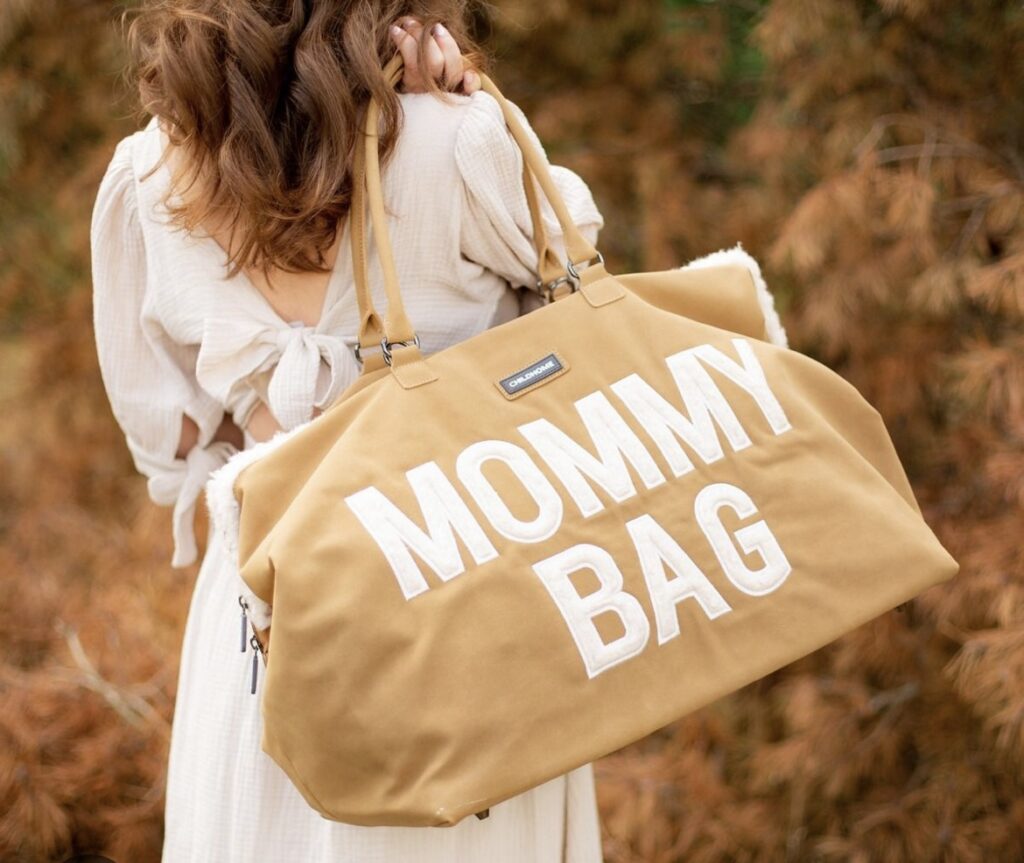 sac à langer mommy bag daim