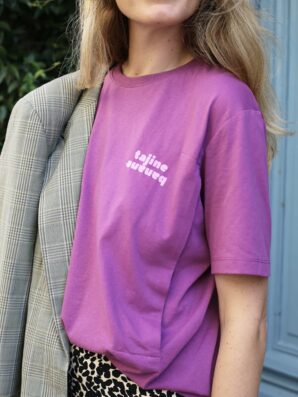 T-shirt allaitement P'ALLAITE Framboise de Tajinebanane
