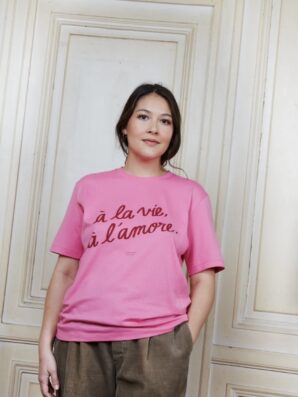 T-Shirt allaitement A LA VIE A LAMORE de Tajinebanane
