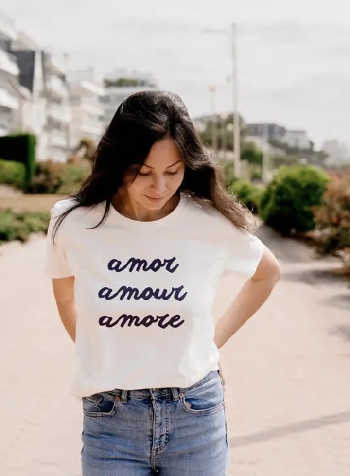 T shirt AMOR AMOUR AMORE 1