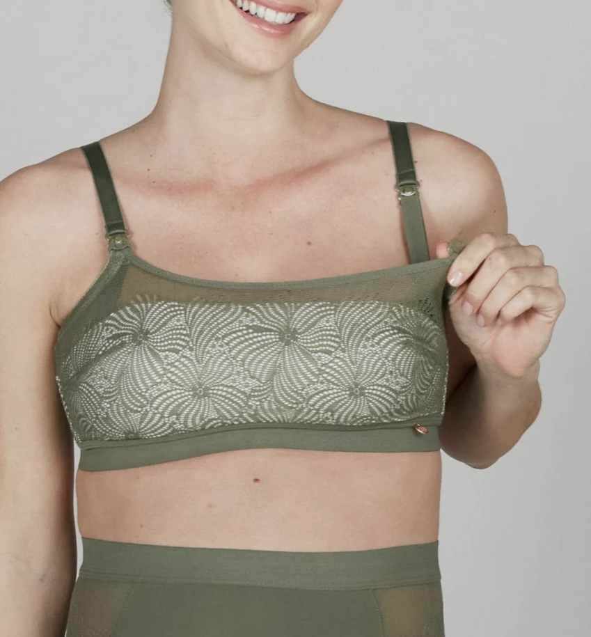 Brassiere GrossesseAllaitement DAHLIA khaki 1