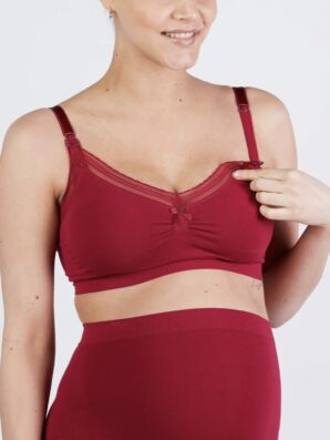 Brassière Grossesse/Allaitement MILK bordeau de Cache Coeur