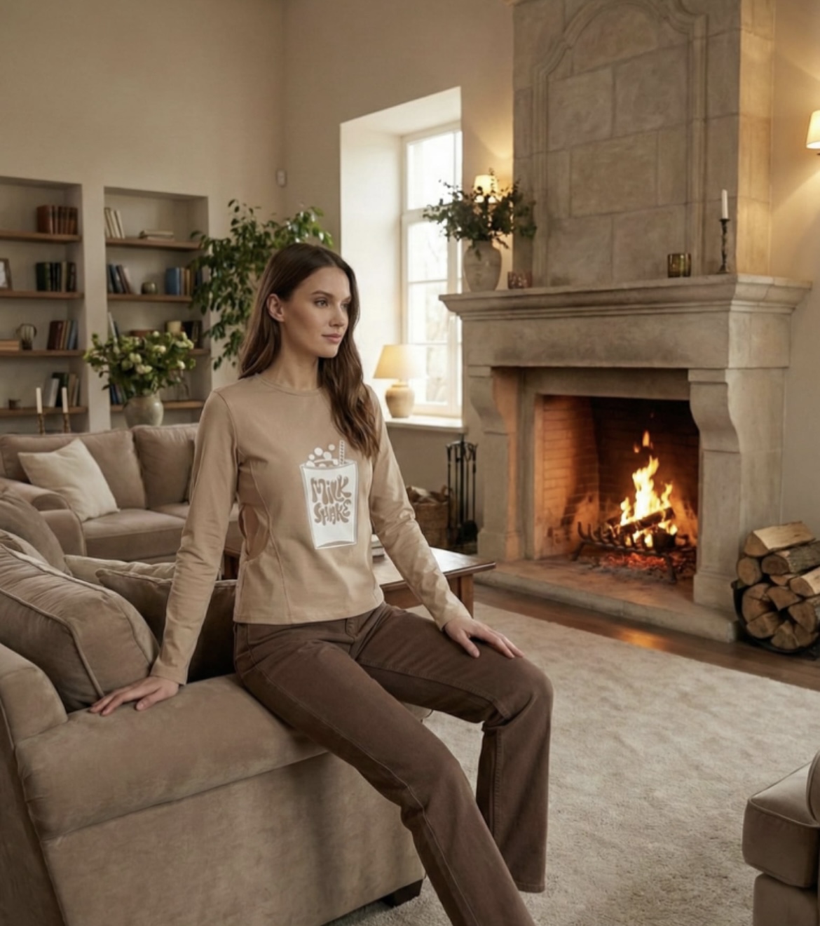 Longsleeves MILK SHAKE ecru 1