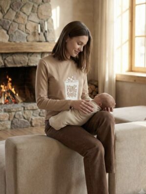 T-shirt allaitement manches longues MILK SHAKE écru de la marque JALLU'S'IN