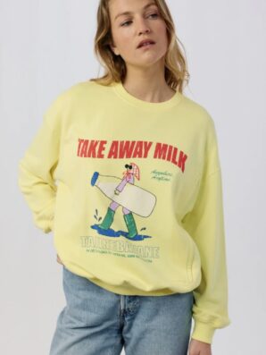 Sweat allaitement jaune TAKE AWAY MILK de Tajinebanane