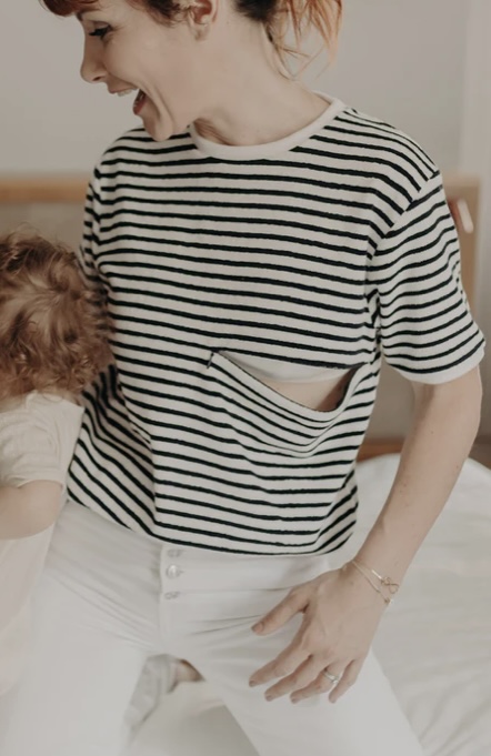 Grossesse et allaitement 18 T shirt Allaitement LA MERINIERE 2