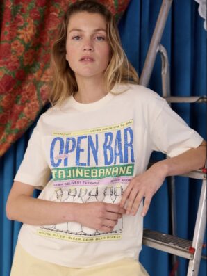 Grossesse et allaitement 7 T-Shirt d'allaitement adapté à la grossesse OPEN BAR de Tajinebanane