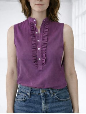 Blouse allaitement sans manches PRUNE SAUVAGE de JALLU'S'IN