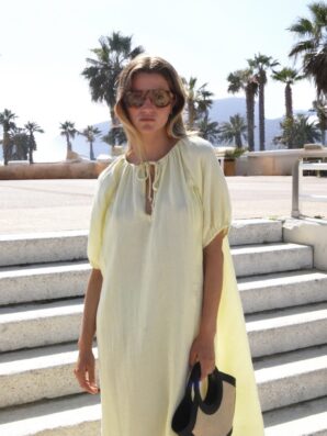 Robe allaitement adapté à la grossesse LIBERTY de Tajinebanane