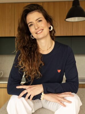 Haut allaitement NAVY BLISS de Atelier Belette
