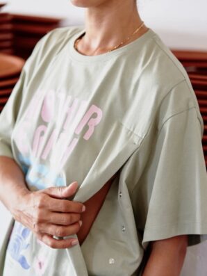 T-shirt allaitement MOTHER NATURE de Tajinebanane